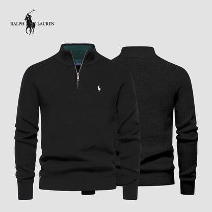 R&L Zip Neck Sweater (CLEARANCE)